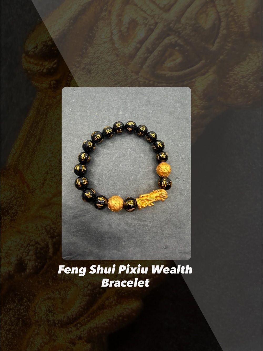 EUC Feng Shui Pixiu Wealth Bracelet